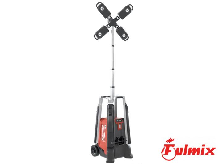 TORRE FARO A BATTERIA E CORRENTE MILWAUKEE 27000 LUMEN - Fulmix